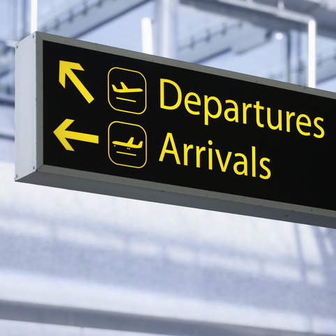 Airport Wayfinding Signs